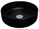 Gio Sianna Round Counter Top Basin Black