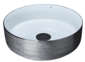 Gio Sianna Round Counter Top Basin SILVER