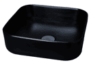 Gio Christina Square Basin,counter top Matt Black