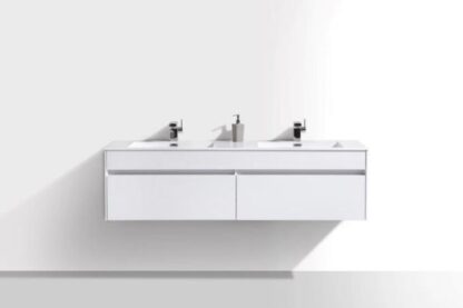 Simplicity 1600 Vanity & Basin – High Gloss White