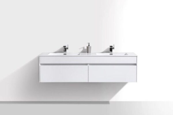Simplicity 1600 Vanity & Basin – High Gloss White