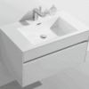 R800BM Simplicity 800 Vanity & Basin – Black Marble